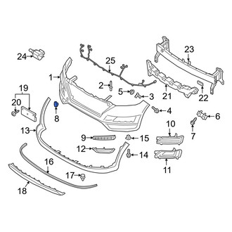 Hyundai OE - Front Tow Eye Cap