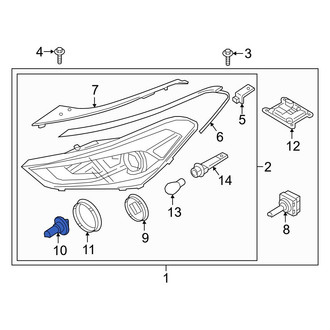 Hyundai OE - Front Headlight Bulb