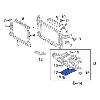 Hyundai OE - Engine Oil Drain Plug Access Cover