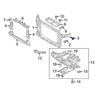 Hyundai OE - Grille Molding Bolt