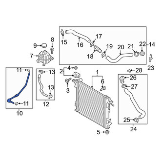 Hyundai OE - Engine Coolant Overflow Hose