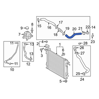 Hyundai OE - Lower Radiator Coolant Hose