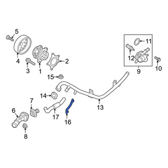 Hyundai OE - Upper Radiator Coolant Hose