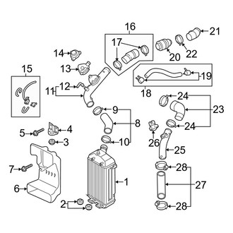 Hyundai OE - Cooling - Intercooler (1.6L)