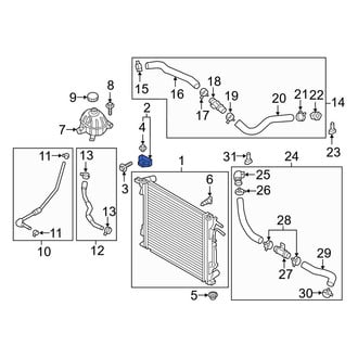 Hyundai OE - Radiator Mount Bracket