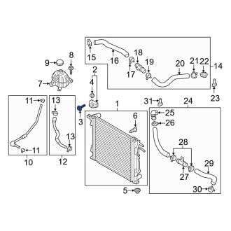 Hyundai OE - Engine Coolant Reservoir Bolt