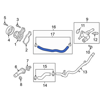 Hyundai OE - Upper Radiator Coolant Hose