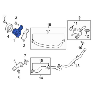Hyundai OE - Engine Water Pump