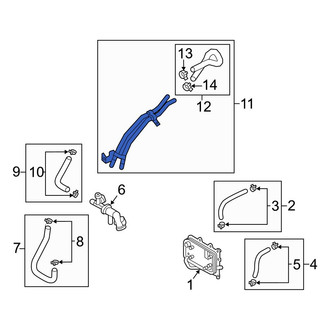 Hyundai OE - Automatic Transmission Oil Cooler Tube