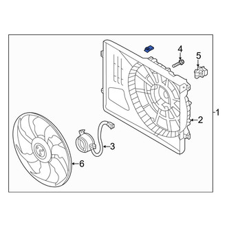 Hyundai OE - Engine Cooling Fan Assembly
