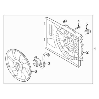 Hyundai OE - Cooling Fan (Limited / SEL / Sport / Ultimate)