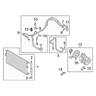Hyundai OE - A/C Clutch Cycle Switch