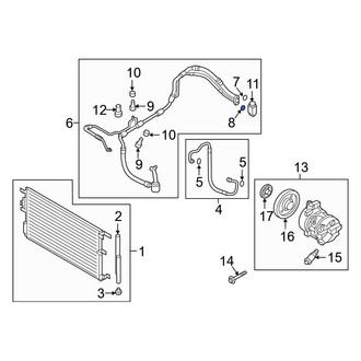 Hyundai OE - A/C Refrigerant Line O-Ring