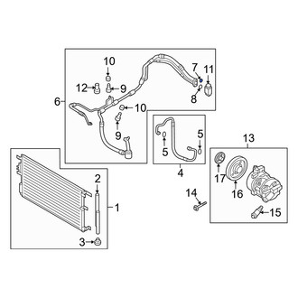 Hyundai OE - A/C Refrigerant Line O-Ring