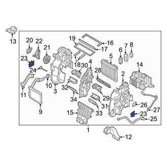 Hyundai OE - HVAC Air Inlet Door Actuator
