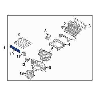 Hyundai OE - Cabin Air Filter Cover