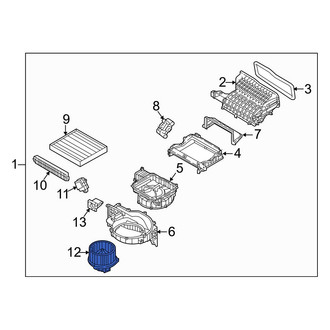 Hyundai OE - HVAC Blower Motor Assembly