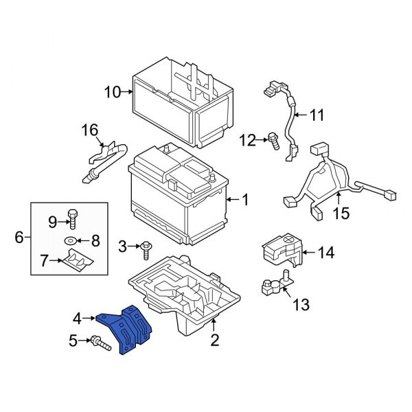 Battery Tray Bracket