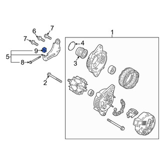 Hyundai OE - Alternator Adjusting Bracket Nut