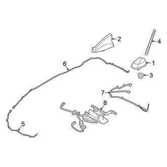 Hyundai OE - Electrical - Antenna (Gas)