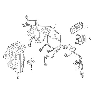 Hyundai OE - Electrical - Wiring Harness (Instrument Panel), (Gas)