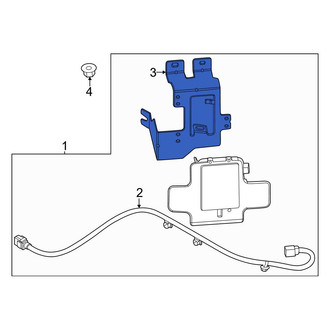 Hyundai OE - Left Blind Spot Detection System Warning Sensor Bracket