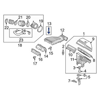 Hyundai OE - Cowl Cover Clip