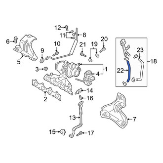 Hyundai OE - Turbocharger Coolant Line