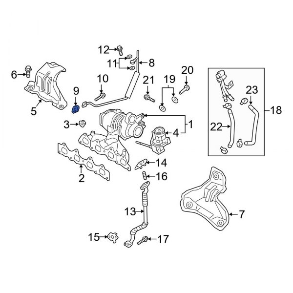 Turbocharger Oil Line Gasket