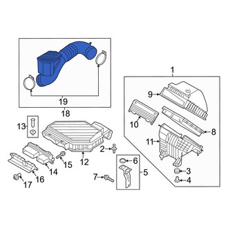 Hyundai OE - Engine Air Intake Hose