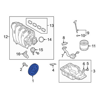 Hyundai OE - Engine Crankshaft Pulley