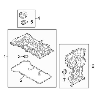 Hyundai OE - Engine / Transaxle - Valve & Timing Covers