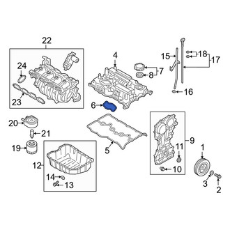 Hyundai OE - Engine Valve Cover Washer Seal