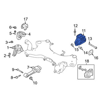 Hyundai OE - Rear Automatic Transmission Mount