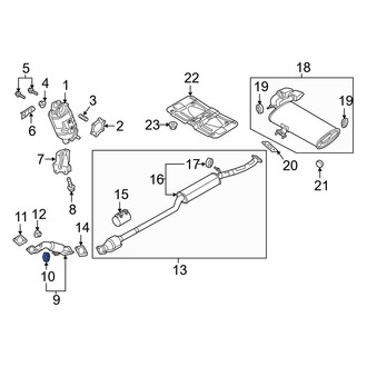 Hyundai OE - Exhaust System Hanger