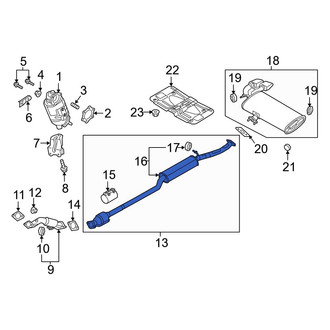 Hyundai OE - Exhaust Muffler