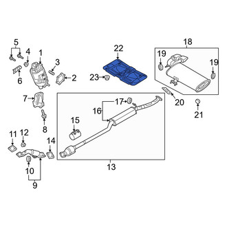 Hyundai OE - Floor Pan Heat Shield