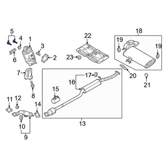 Hyundai OE - Turbocharger Mount Heat Shield Bolt