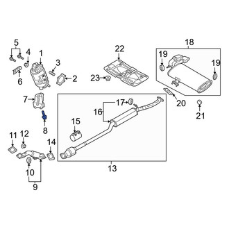 Hyundai OE - Turbocharger Mount Heat Shield Bolt