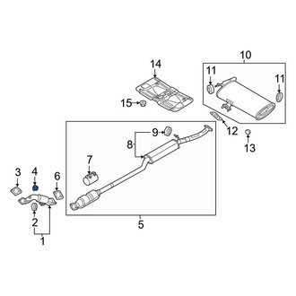 Hyundai OE - Catalytic Converter Nut