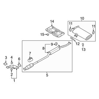 Hyundai OE - Exhaust System - Exhaust Components