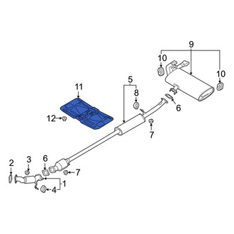 Hyundai OE - Floor Pan Heat Shield