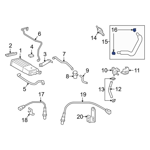 PCV Valve Hose Clamp