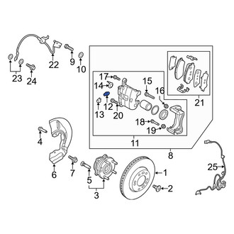 Hyundai OE - Rear Brake Bleeder Screw
