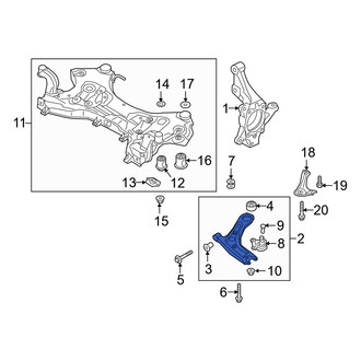 Hyundai OE - Front Right Suspension Control Arm