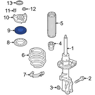 Hyundai OE - Front Suspension Strut Bearing