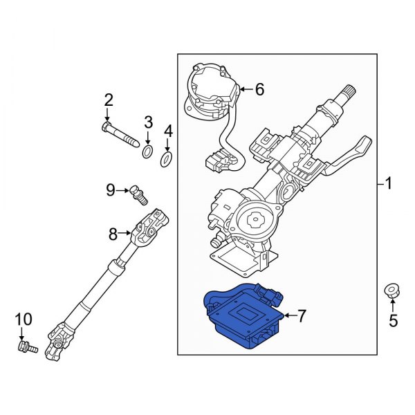 Hyundai OE 56340D3000 Steering Column Control Module