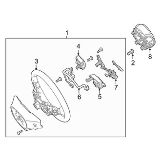 Hyundai OE - Steering Wheel & Trim (Gas)