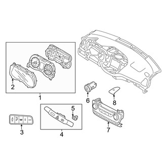 Hyundai OE - Instrument Panel - Cluster & Switches (Eco / Limited / SE / Sport)