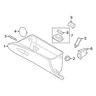 Hyundai OE - Instrument Panel - Glove Box